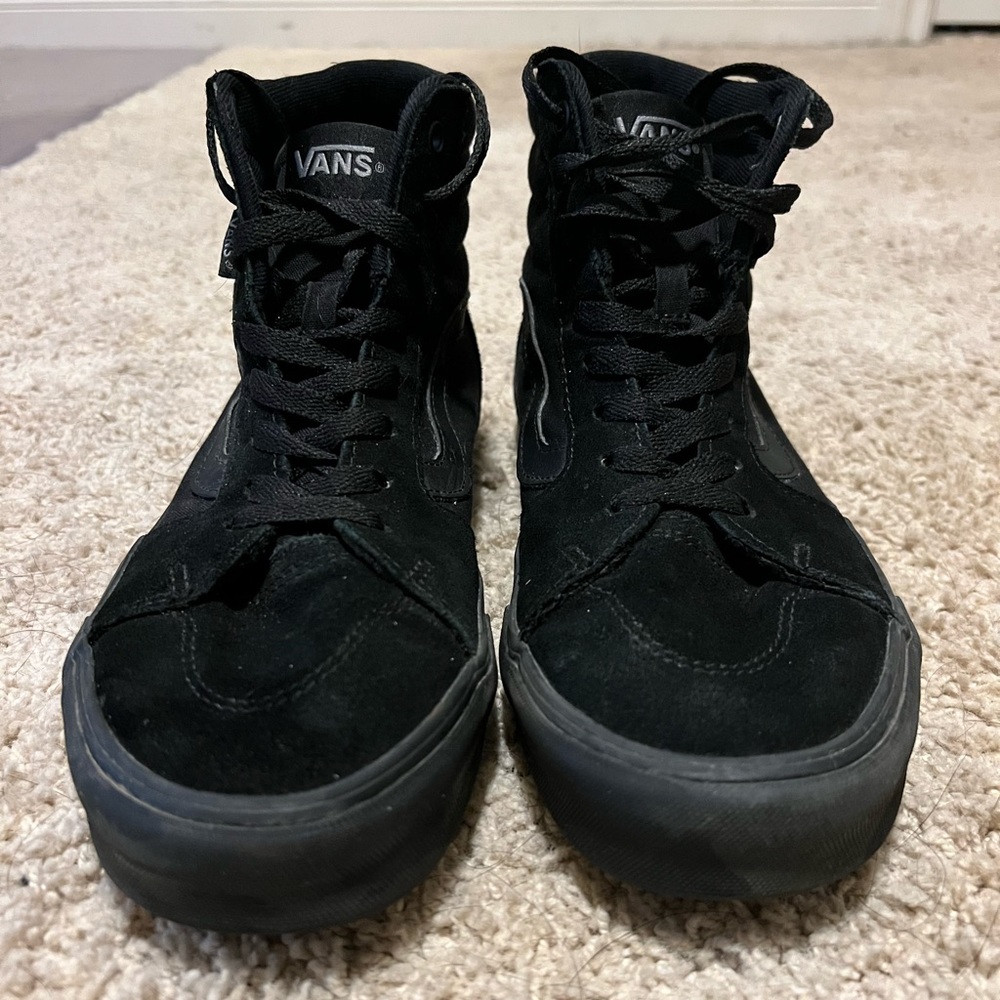 High-Top Vans. Like new!